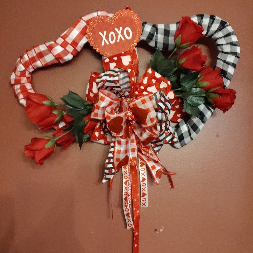 Valentine wreath